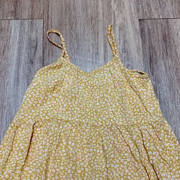 Billabong floral yellow dress large - Picture 2 of 7
